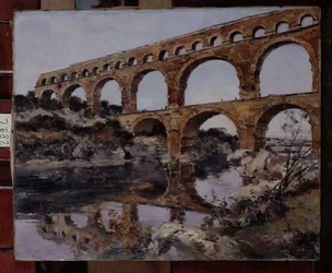 Pont du Gard, 1890